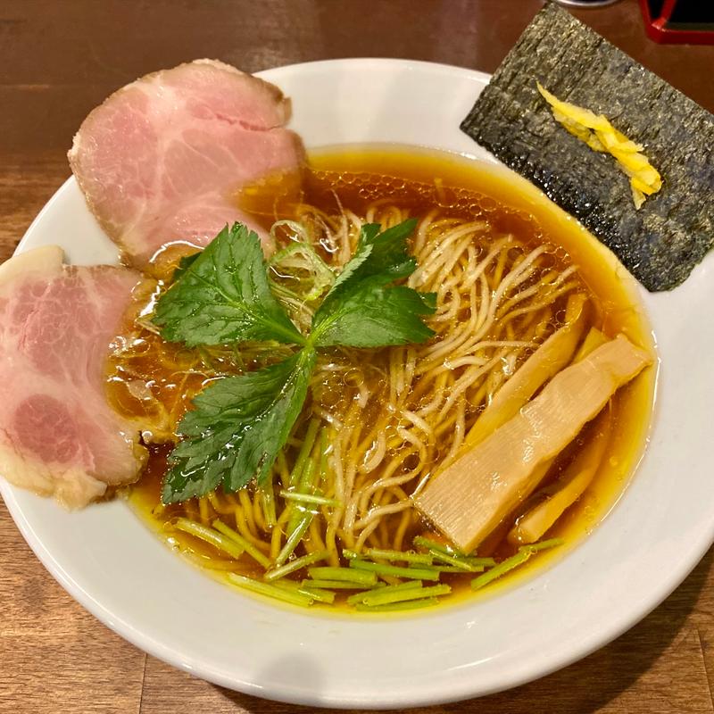 鶏醤油そば(麺屋 遊仁)