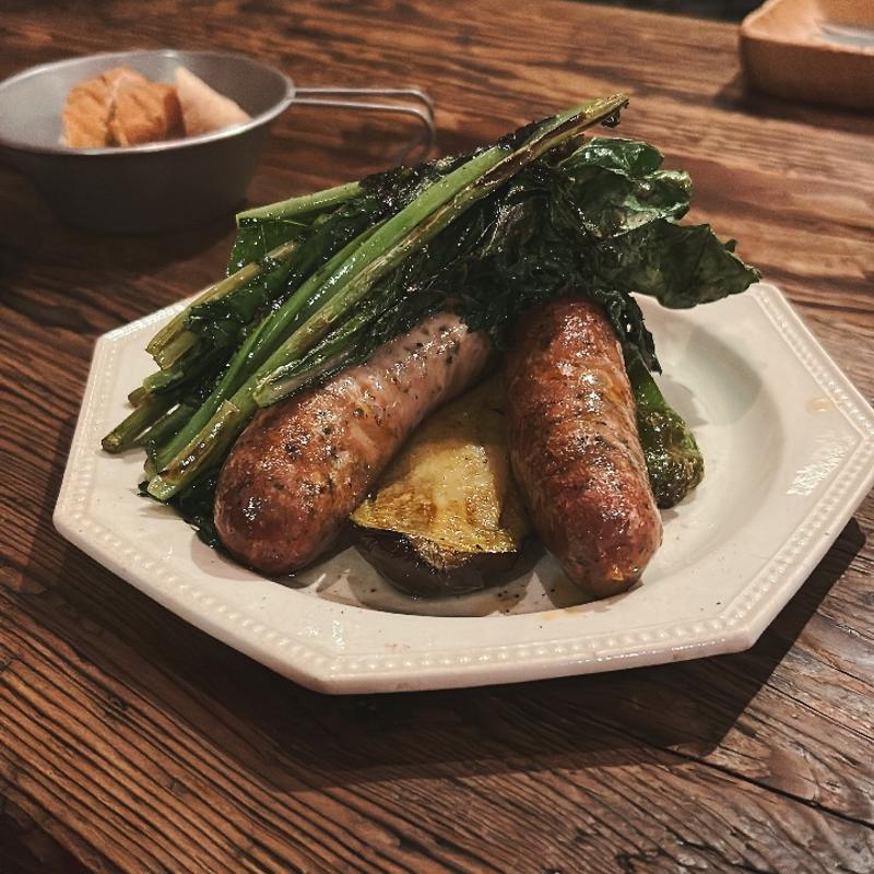 自家製サルシッチャと夏野菜のグリル(peg)