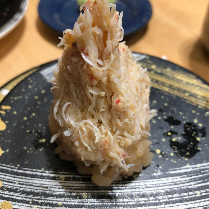 毛蟹タワー(立喰鮨 銀座おのでら)