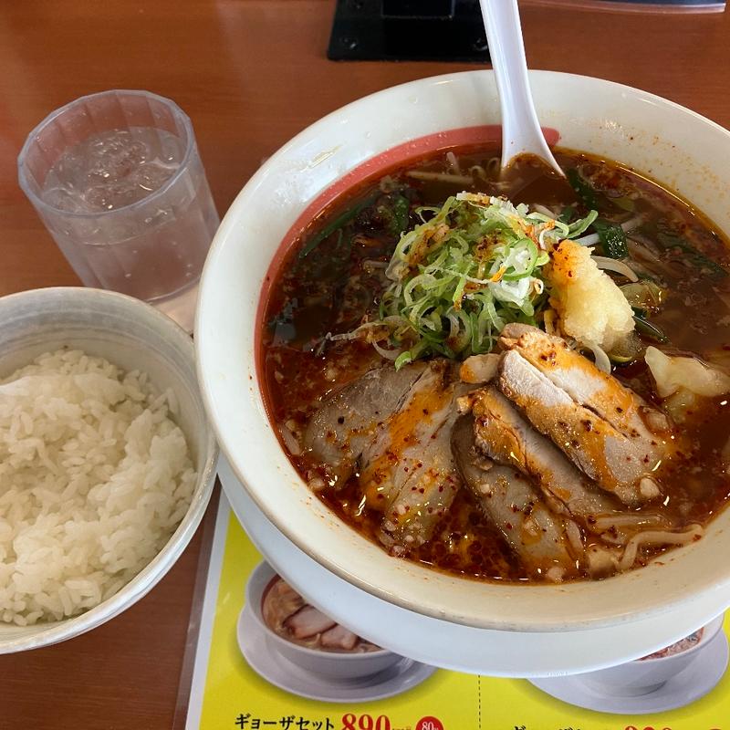 スタミナラーメン+ライス(幸楽苑 日立相田店 )