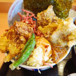 肉天 西京味噌漬け豚と奥州鶏(天丼はま田 横浜丸山台店)