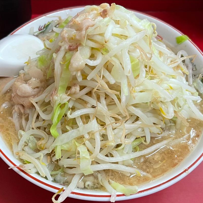 小豚ラーメンニンニク野菜アブラ(ラーメン二郎 京急川崎店)