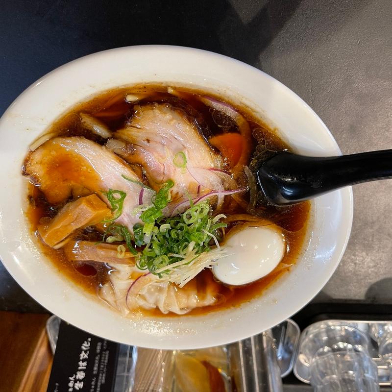 特製醤油ラーメン(らぁめん 生姜は文化。 中野店)