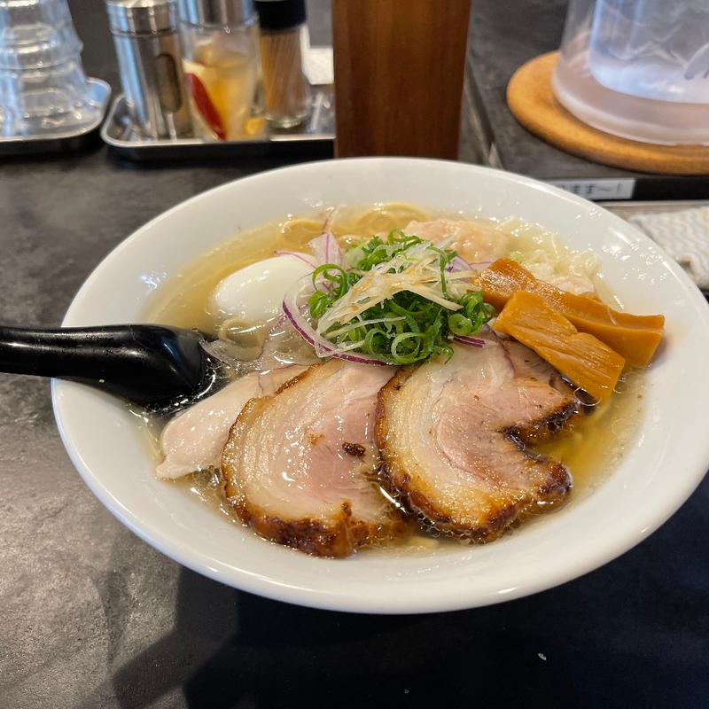 特製塩ラーメン(らぁめん 生姜は文化。 中野店)
