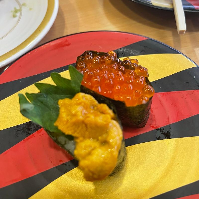 うにいくら合盛り軍艦(かっぱ寿司 三木店)