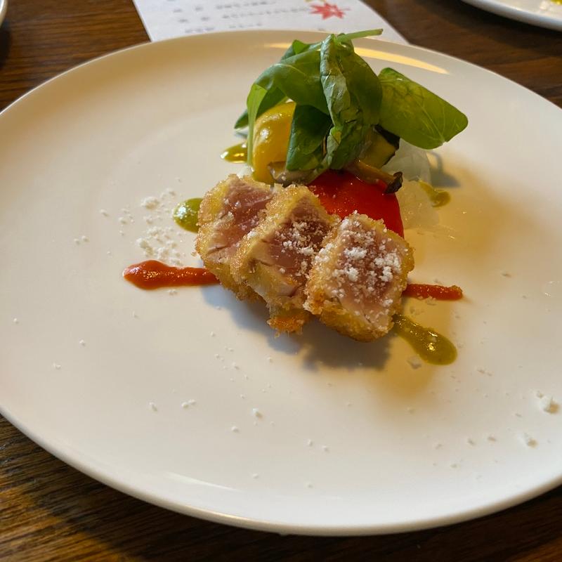 魚のフライサラダ仕立て(よもぎや )