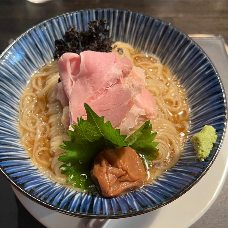 地鶏と昆布水の南高梅タレソバ(カネキッチン ヌードル （KaneKitchen Noodles）)