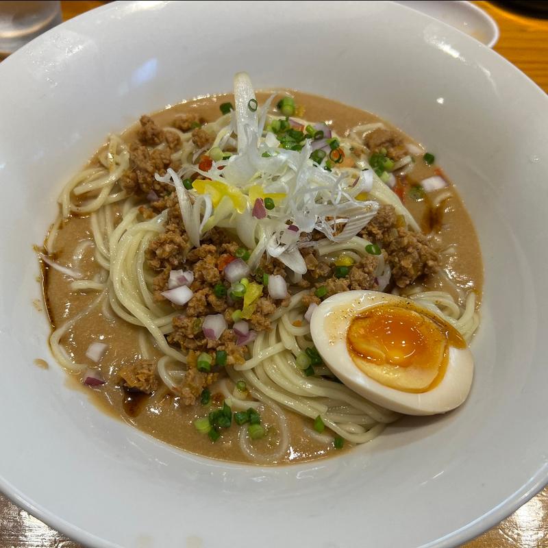 黒ラー油の冷製担々そば(麺屋 清)