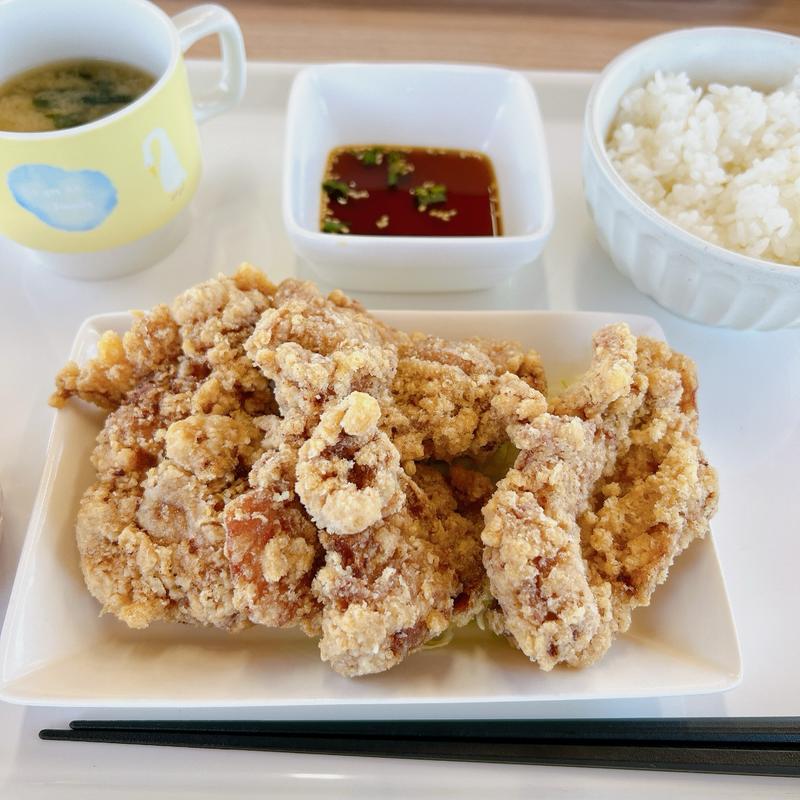 唐揚げ🍗定食(道の駅　しょうなん 農産物直売所 )