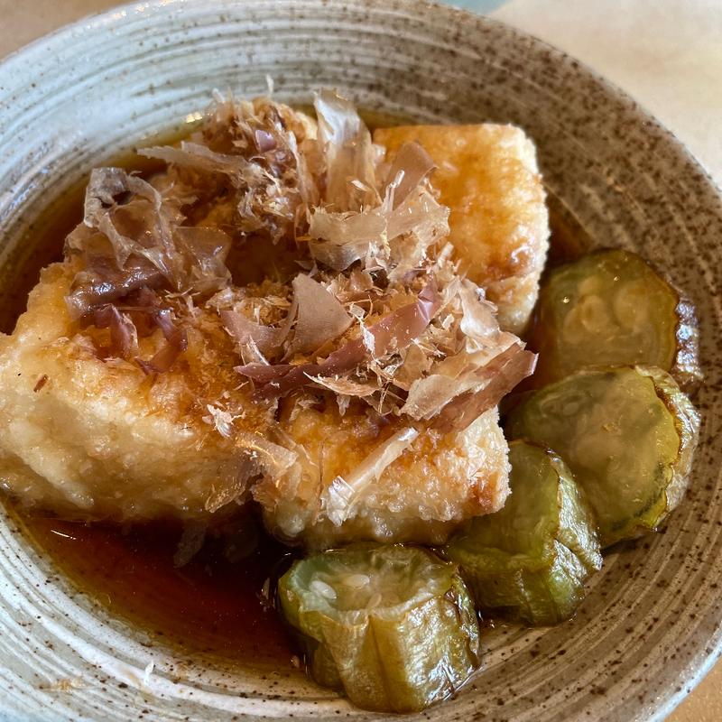 じーまみー揚げ出し豆腐(魚の肴と島料理 あじまー商店)
