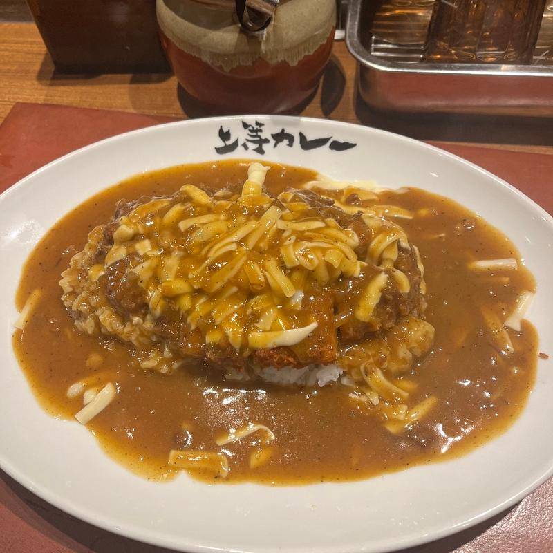 チーズとんかつカレー(上等カレー 新大久保)