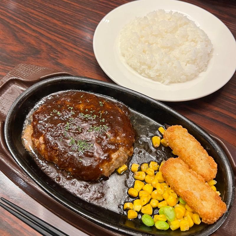 ハンバーグ(ガスト 旭川豊岡店 )