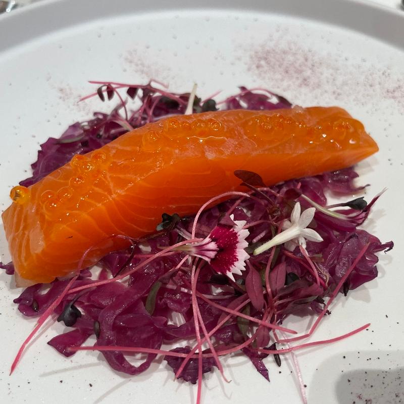 絹姫サーモンのマリネ(ガーデンレストラン徳川園)