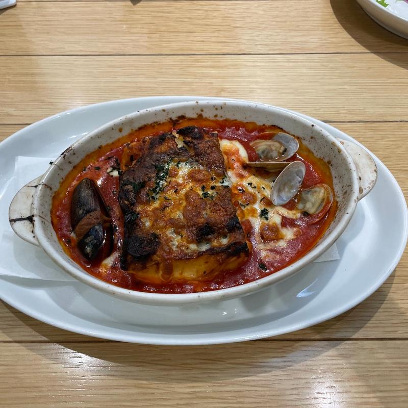 シーフードのラザニア(果実園リーベル 藤沢店)