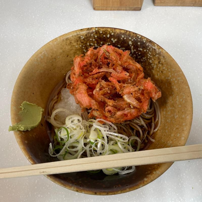 生姜天ぷら蕎麦(えきめんや 京急川崎店)