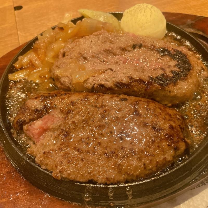 オリジナル石窯ハンバーグダブルサイズ(ハンバーグファクトリー)