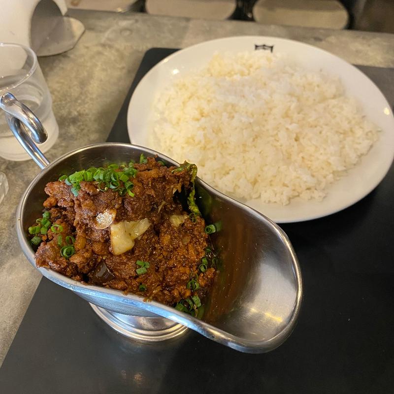 あいびきキーマ(赤キーマ)(カレーの店ボンベイ 恵比寿店 )