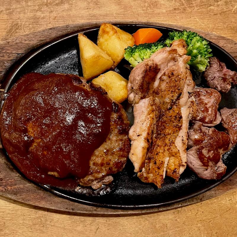 ミックスビーフコンボ(ステーキのどん 春日部店)