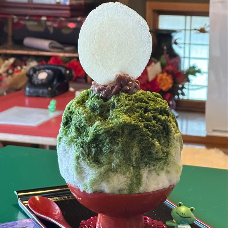 抹茶あずき(善光寺縁側カフェ紅谷)