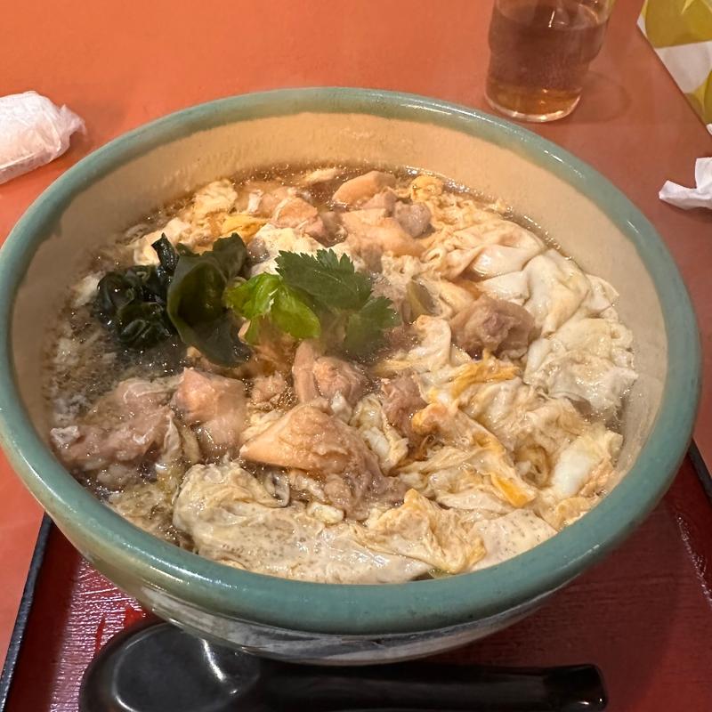 親子南蛮そば(そば処 長岡屋)