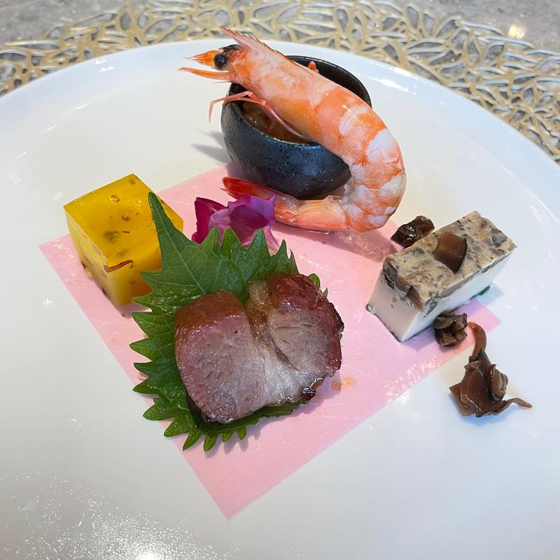 料理長おすすめランチコース～蜜蘭香（前菜の盛り合わせ）(中国料理 梨杏)