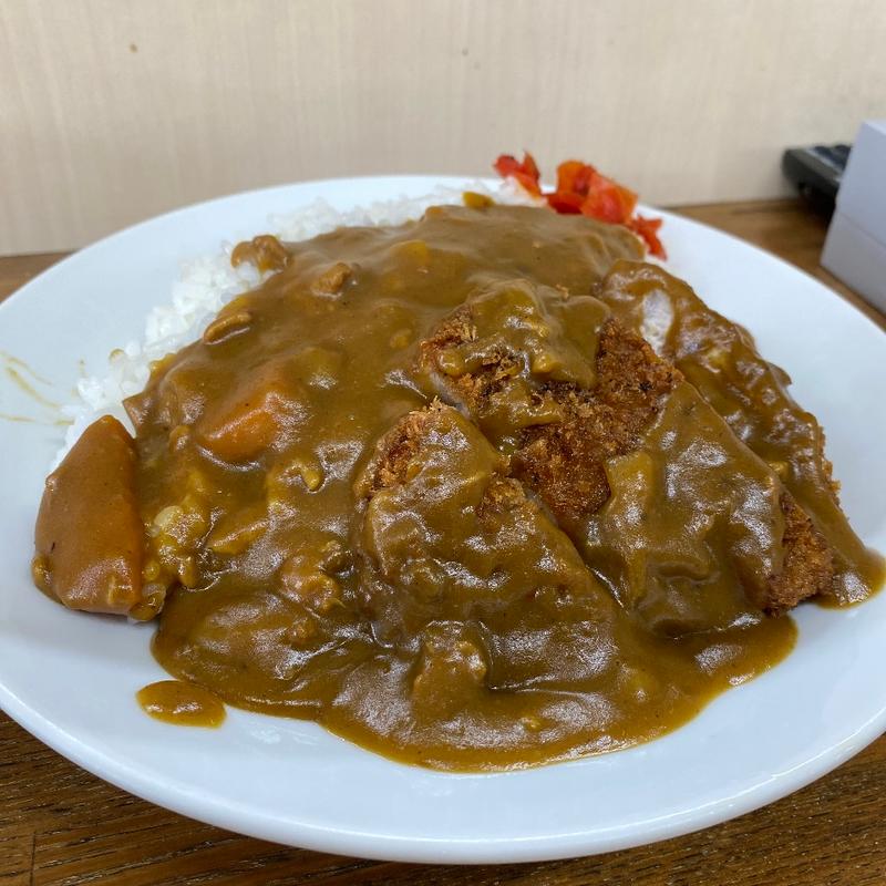 カツカレー大盛(元町食堂)