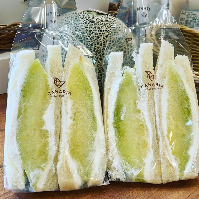 メロンサンド(カナリアサンドイッチ亀戸店)