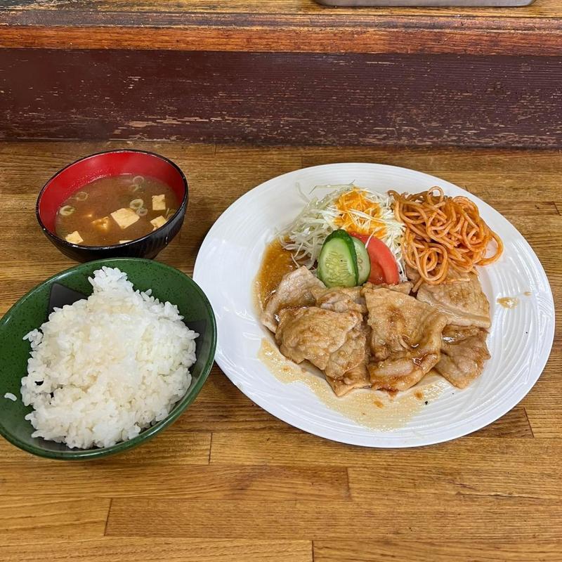 ポークジンジャー定食(グリルサトー)