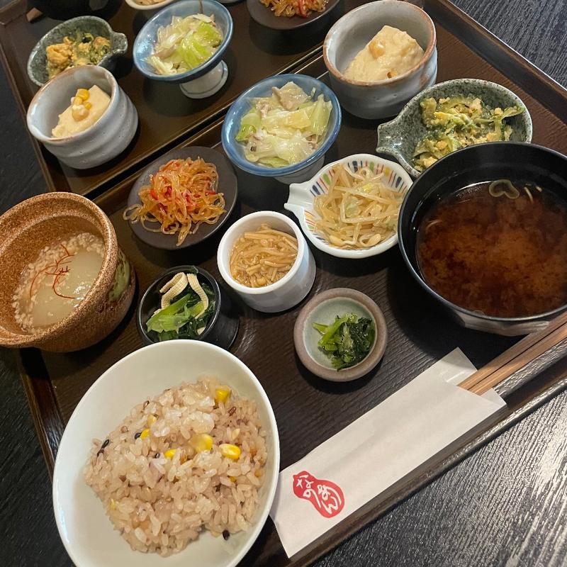 一汁八菜農家のお昼ご飯(酒宴「菜乃庵 nanoan」)