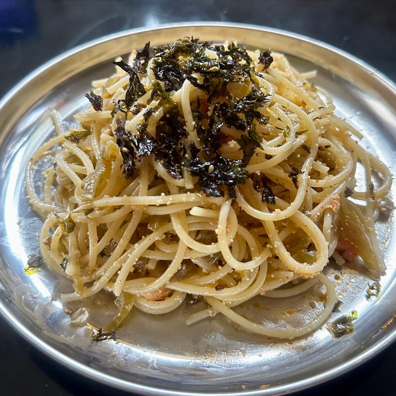 高菜明太子スパゲティ(オーケー 八千代緑が丘店)