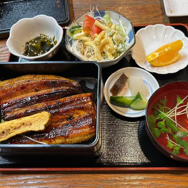 蒲焼き定食(うな中 本店)