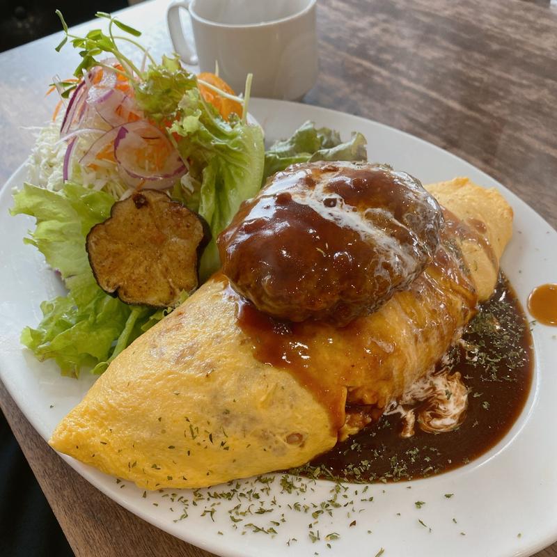 オムライス&ハンバーグ(カフェ&キッチン マナビ)