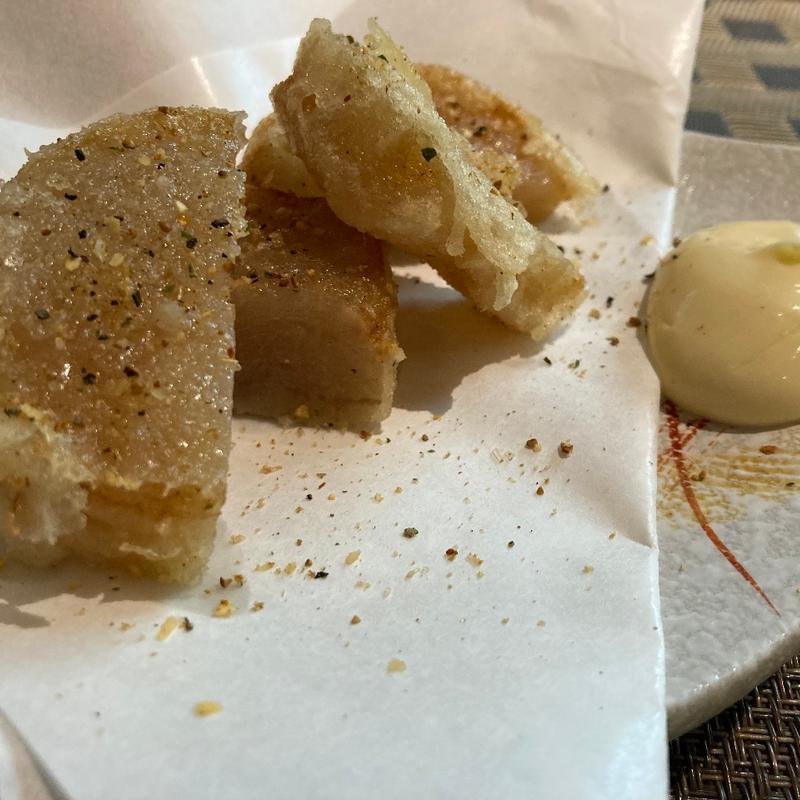 おでん大根の天ぷら(ハチマル蒲鉾 なんば千日前店)