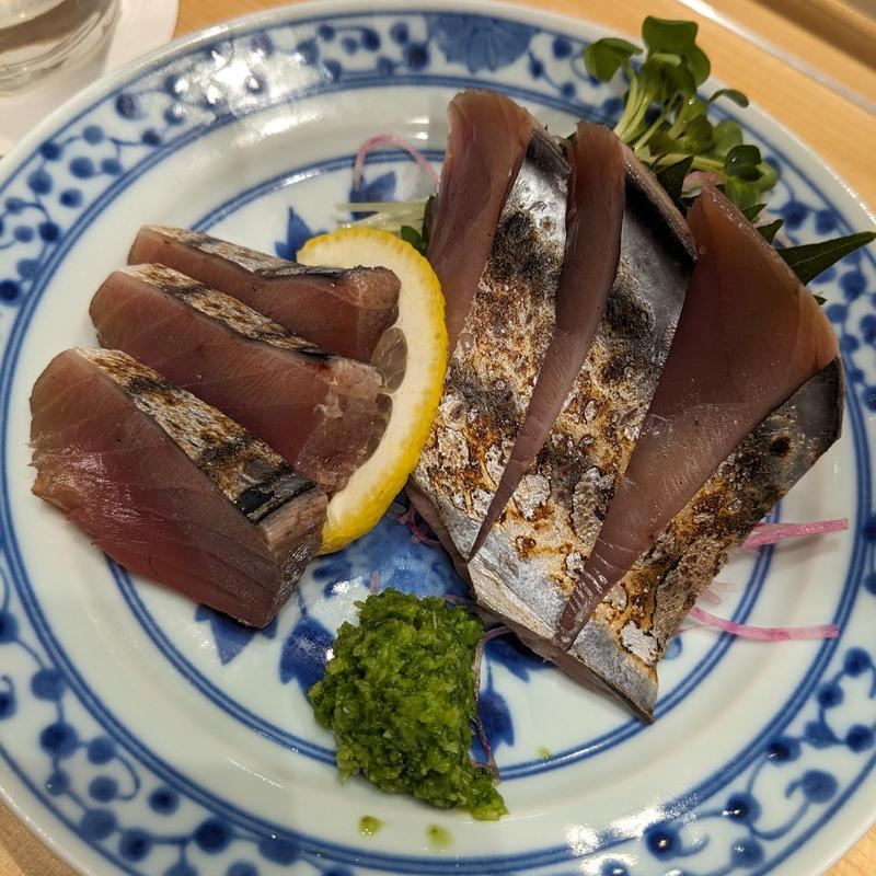 戻りカツオタタキ 藁焼(すし 其一（スシ キイツ, KIITSU）)