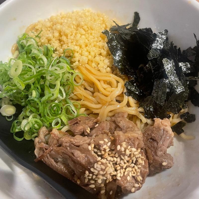 牛すじまぜそば(ぼっかけまぜそば 神戸灘八 赤坂店)