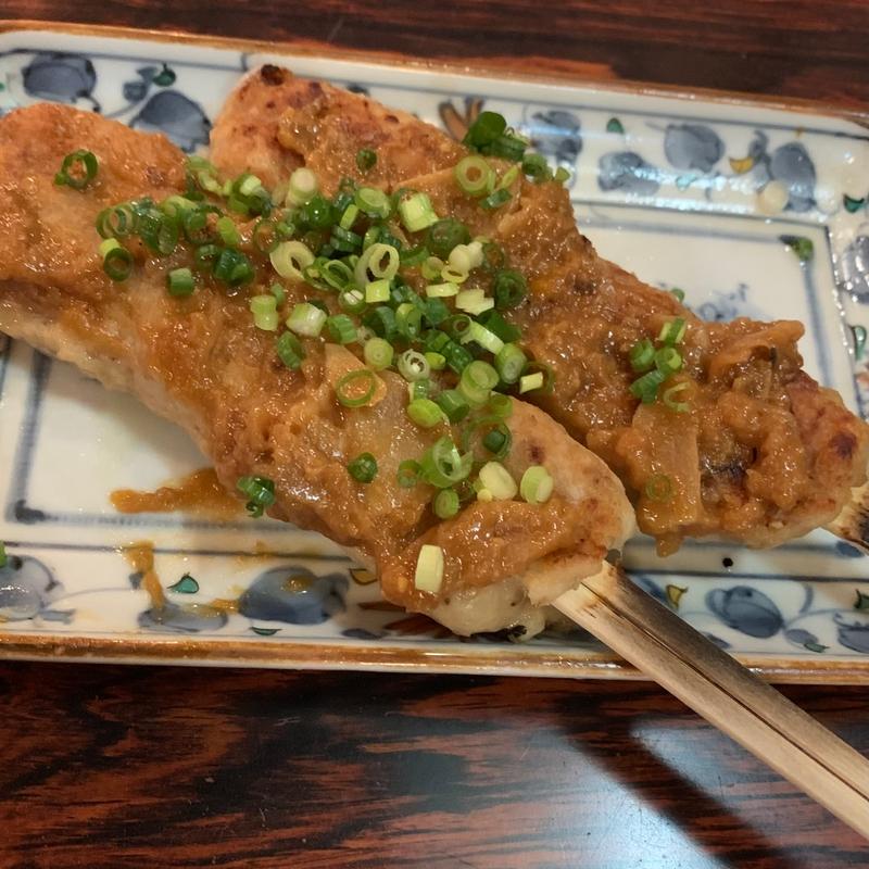 自家製つくね　にんにく味噌味(新宿 嵯峨野 （しんじゅく さがの）)