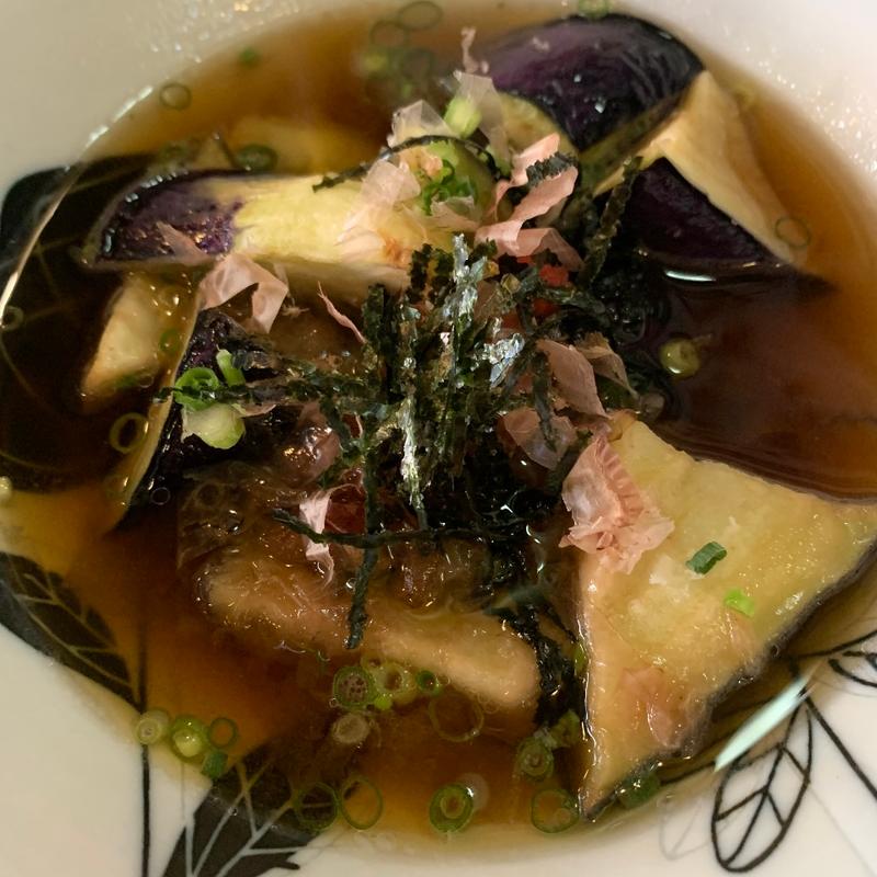 なすの揚げ出し(新宿 嵯峨野 （しんじゅく さがの）)