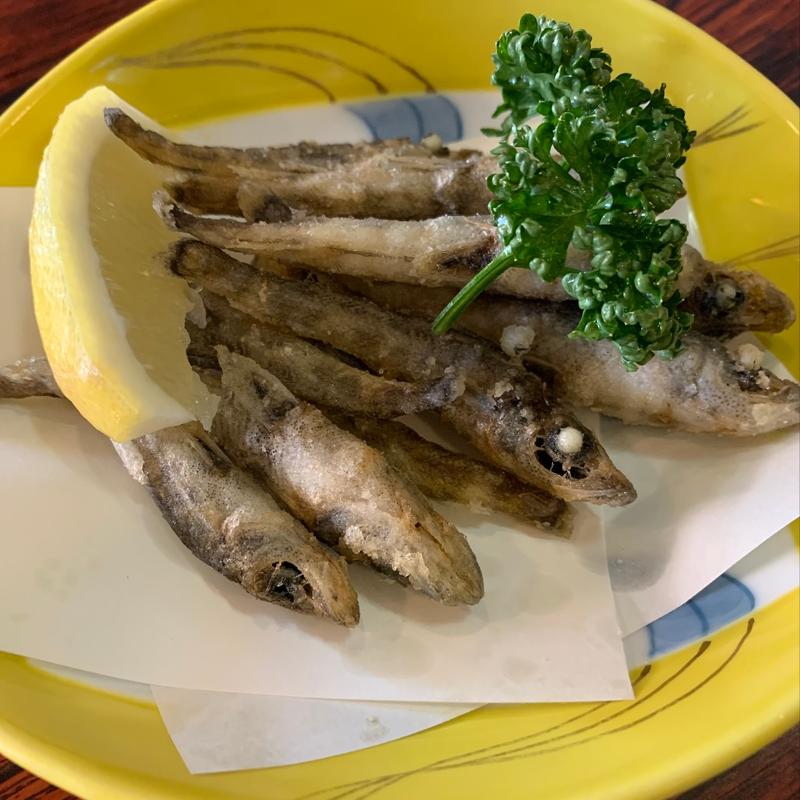 めひかりの唐揚げ(新宿 嵯峨野 （しんじゅく さがの）)