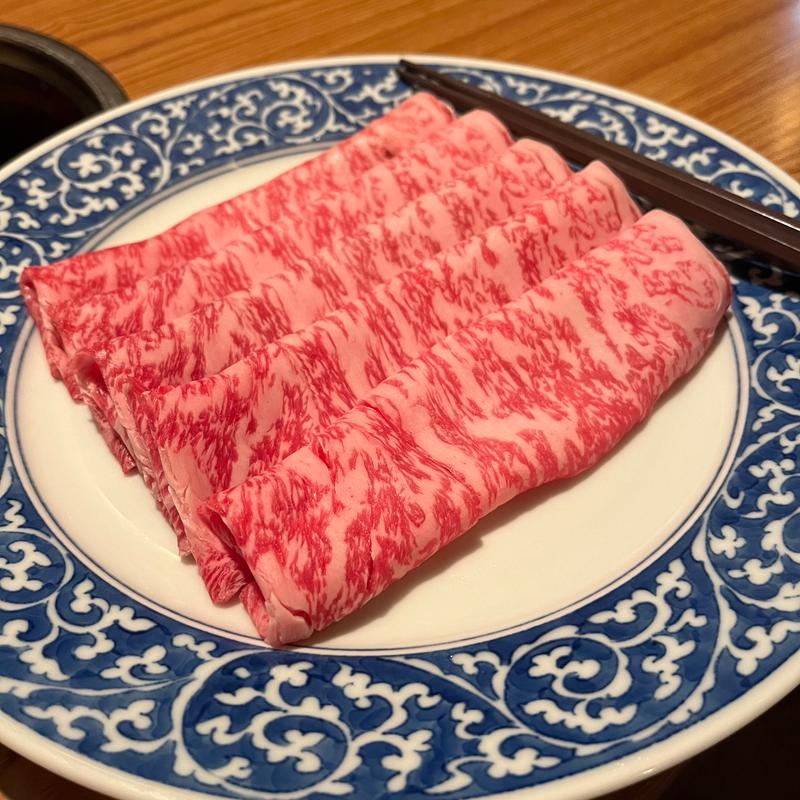 A5ランク 特選本黒毛和牛しゃぶしゃぶ(横浜 瀬里奈 浪漫茶屋 （ヨコハマセリナ ロマンヂャヤ）)