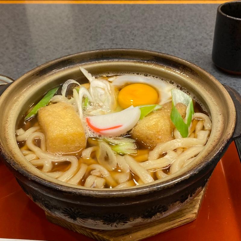 親子鍋焼きうどん(勝美屋)