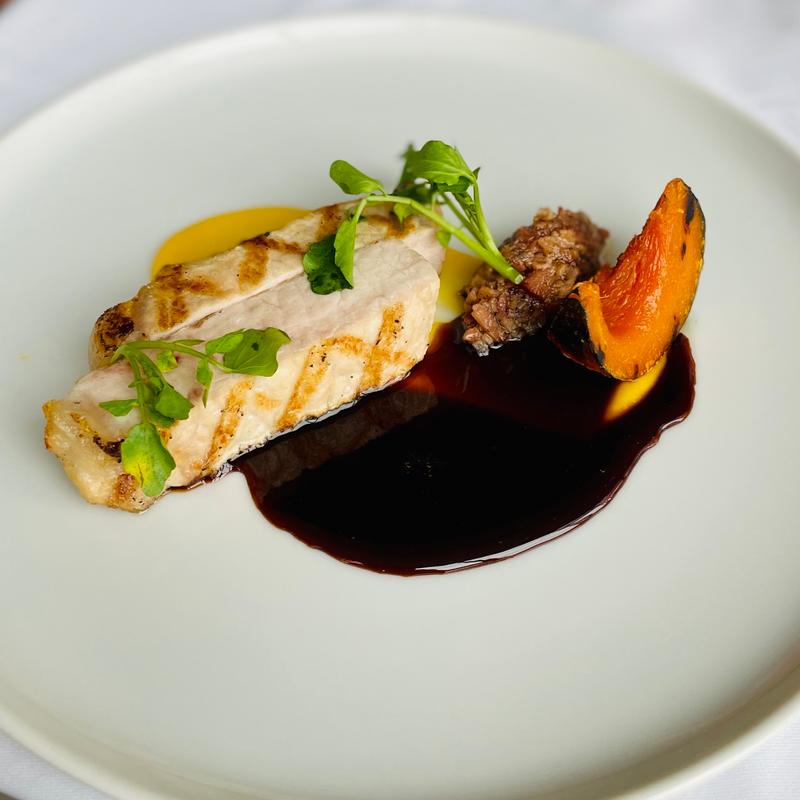 鹿児島県産黒豚ロースのグリル(ニューヨーク グリル)