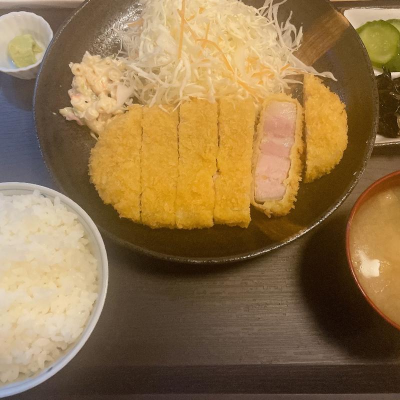低温熟成上ロースとんかつ定食(おおぎ)