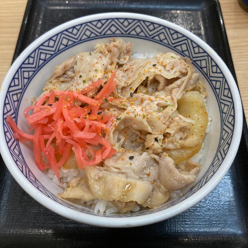 豚丼並盛(吉野家 原宿竹下口店)