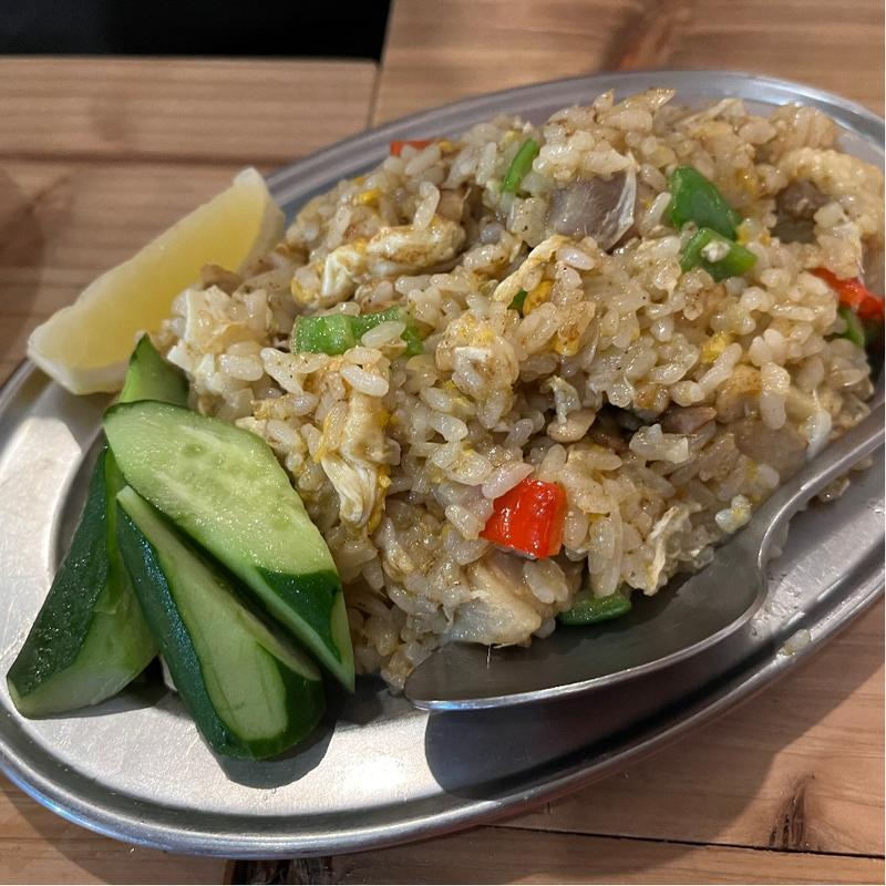 グリーンカレー風チャーハン(きぶんや本店)