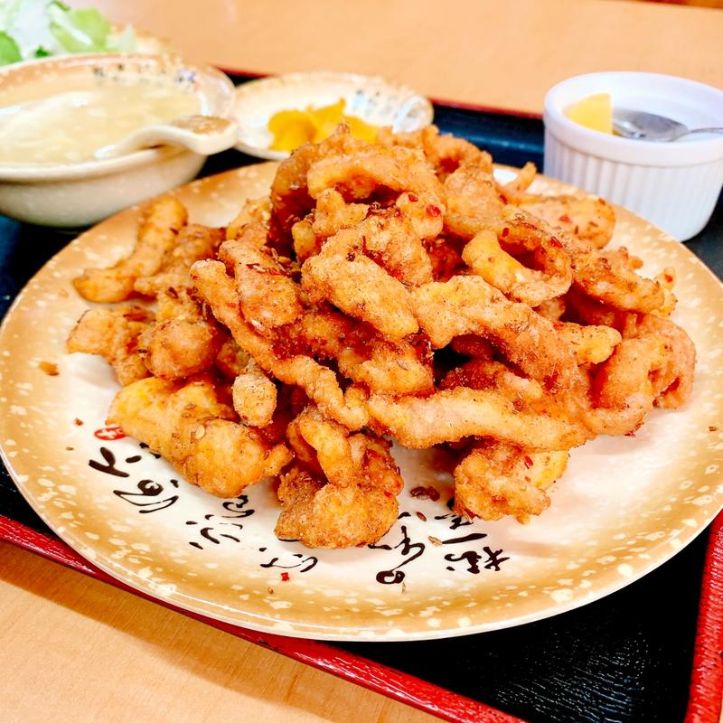 揚げ鶏肉のクミン炒め(味之道)