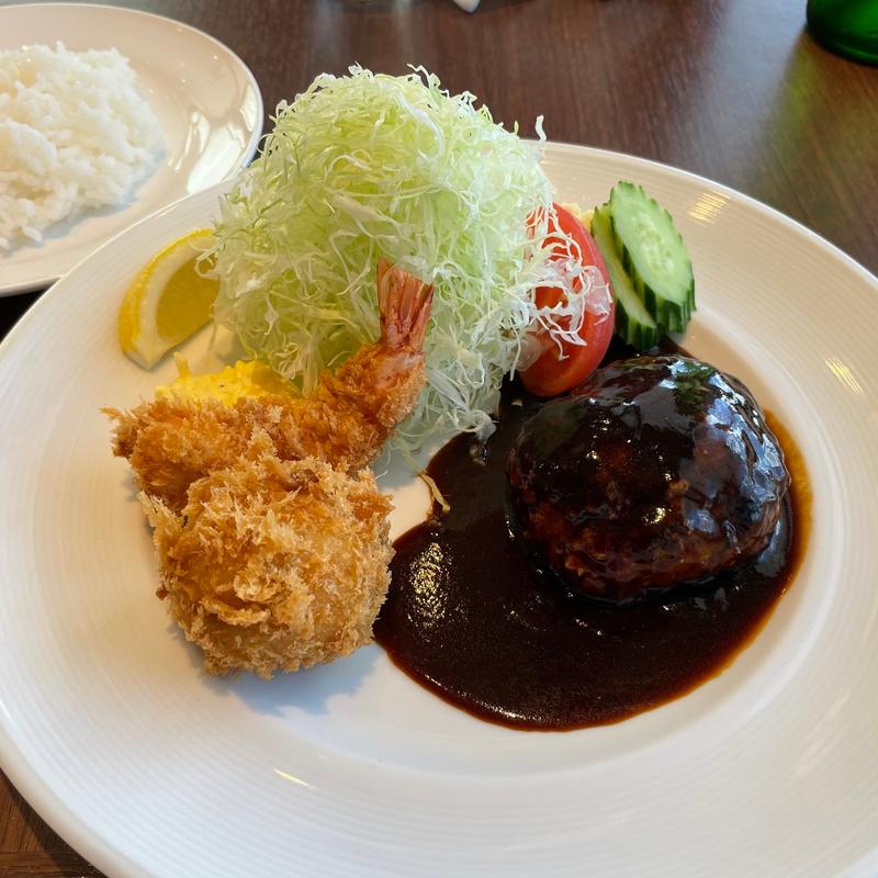 フライ＆ハンバーグ(目白 旬香亭(シュンコウテイ))