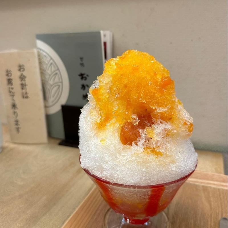 氷杏(甘味おかめ 東京交通会館店)
