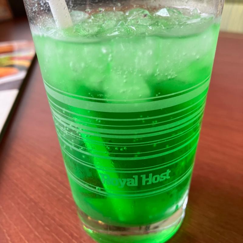 メロンソーダ(ロイヤルホスト宮の森店)