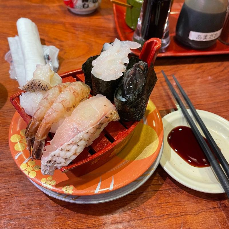 北陸五点盛り(もりもり寿し 近江町店 )