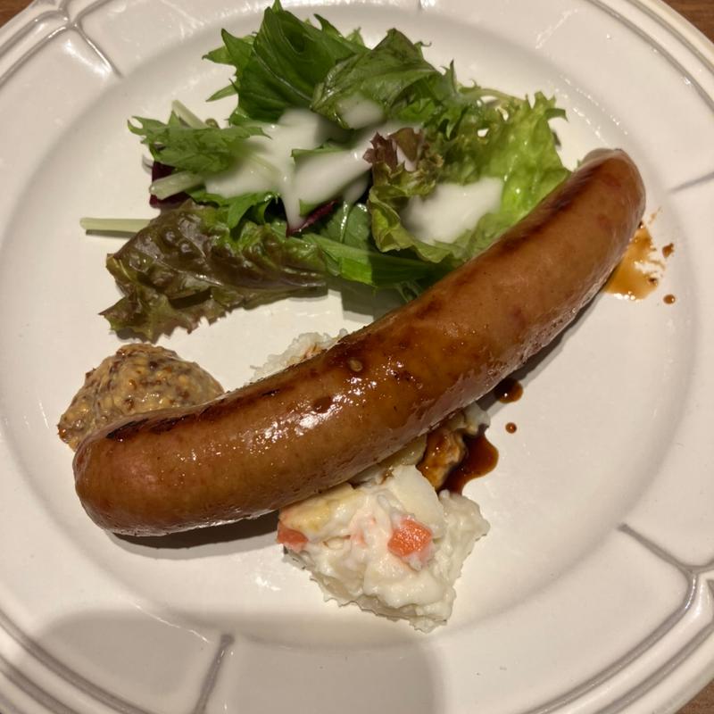 あらびきソーセージ(BEER BAR THE SAPPORO STARS)